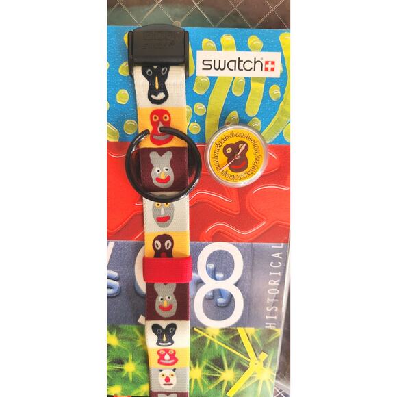 Swatch watch DOGGIE BAG PMK115 1996 POP Design by Jeffrey Fischer new old stock - Picture 10 of 10